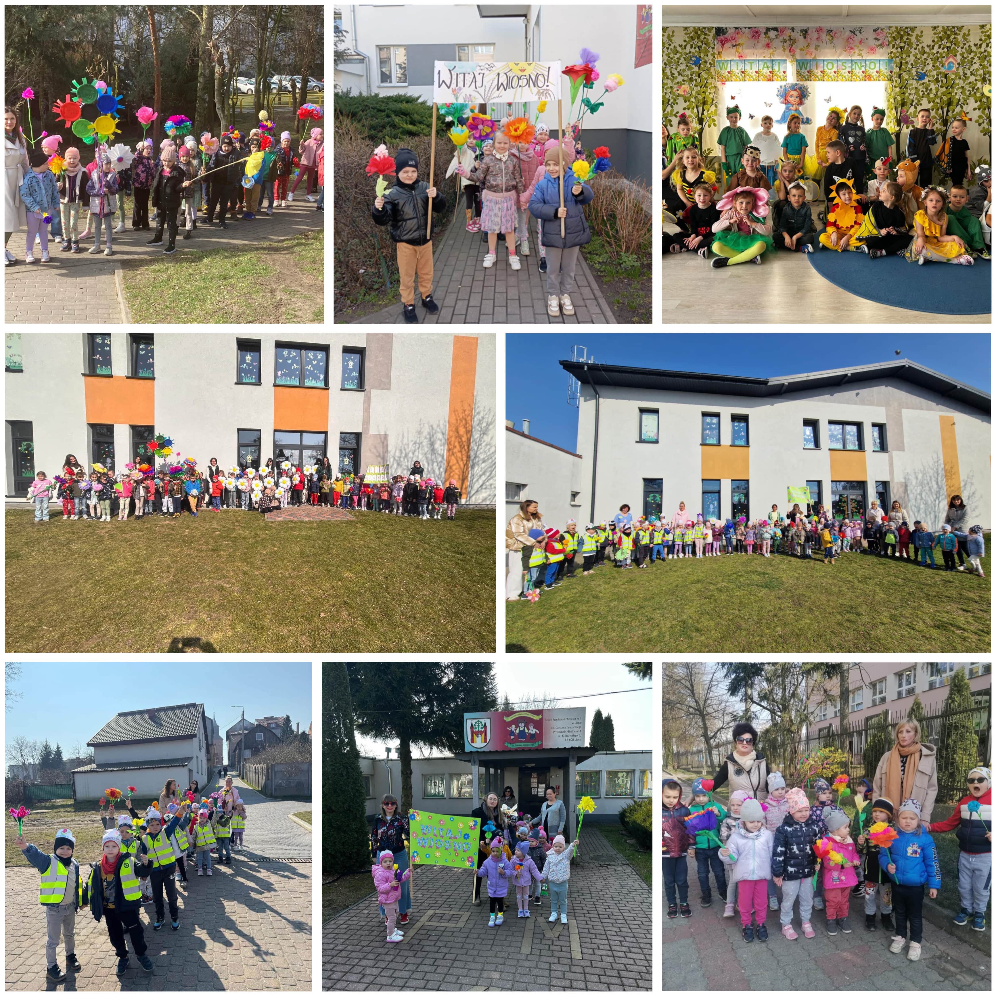 ZESPÓŁ PRZEDSZKOLI MIEJSKICH WITA WIOSNĘ !